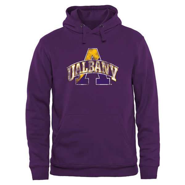 Men's Albany Great Danes Classic Primary Pullover Hoodie - Purple,We sell and wholesale Men's Albany Great Danes Classic Primary Pullover Hoodie - Purple on line form chian!